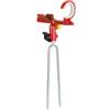 FytStycale Reggicanna con Picchetto Resistente, Rosso, Supporto Per Canna Da Pesca Da Terra, Per Pesca A Mano E Da Barca/Mare, Rosso