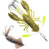 Générique Esca artificiale artificiale artificiale realistico pesce jig montaggio | Esche Per La Pesca Sul Ghiaccio Per La Dandinette Traina Lanciare In Mare Fiume Ruscello Acque Di Mare Poco Profonde