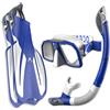 Oceanic Pro-02 - Set da snorkeling per adulti, LG/XL, colore: Blu