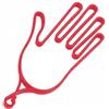KQFCAZRE Supporto Mano Stendiguanti Golf Guanto Tieniguanto Asciugatore Guanti Rigido Struttura Aperta Che La Deumidificazione Adatto a Golfisti Borse E Carrelli da Golf, Rosso