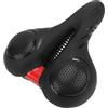 Cryfokt Sella da Bici Ampia e Confortevole in Pelle PU per Uomo Sella da Bicicletta Imbottita con Ammortizzatori Palla per Mountain Road Cruiser Cuscino Antiscivolo Traspirante