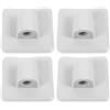 NUOBESTY Kayak Bracket Boat Buckle 4 Pezzi Supporto Motore Universale in PVC con Diametro Interno 2 mm per attività Ricreative