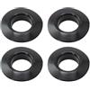 Besttoolifes Gomma per kayak Drip Rings 30mm ID Nero 4-Pack Gomma per kayak
