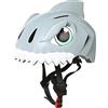 BSTiltion Casco 3D Shark regolabile Cartoon Shark Casco protettivo adatto per pattinaggio a rotelle, ciclismo, skateboard
