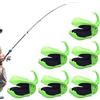 Generisch Clip per canna da pesca, antiscivolo, riutilizzabili, multifunzionali, 6 pezzi