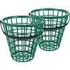 HOMSFOU Cestino per Palline da Golf Verde in Plastica Capienza | Contenitore Portatile per Organizzare Sfere da Tennis, Accessorio Multiuso Robusto, Comodo e Rapido