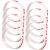 TOYANDONA 10 Pezzi Silicone Bracciale del Bandiera in Canada per | Stampa Vivace della Bandiera Canadese, Flessibile, per Raduni Sportivi e Eventi Comunitari