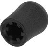KICHOUSE Tappo per Canna da Pesca in Gomma Nera Diametro Interno 19mm, Protezione Completa per Fondo Canna da Pesca per Viaggi e Conservazione