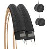 ECOVELO EBA26PXE 2 COPERTONI 26 X 1 3/8 (37-590) + CAMERE PNEUMATICI NERO PARA PER BICI CITY BIKE STRADALE ADULTO VINTAGE