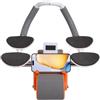 Generico Ruota automatica Ruota addominale, Ruote per AB,Rullo di allenamento AB multiuso automatico - Attrezzatura di rafforzamento del core, strumento di allenamento portatile per la schiena, il petto, il br