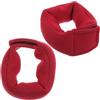 Luxshiny 2 Pezzi Pesi per Caviglie Regolabili, Sandbag in Neoprene Rosso