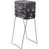 Tourna Ballport Deluxe Tennis Ball Hopper with Wheels - Holds 80 Balls