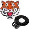 Generisch Clip magnetica per marcatori per palloni da golf | Con design a tigre, porta pallina da golf, magnetico, per uomini e donne
