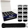 G-Lueck Set da 50 Tennis Premium Overgrip Power Touch con perforazione, presa elevata, lunga durata, 0,60 mm di spessore, nastro per impugnatura per padel, squash, badminton, traforato