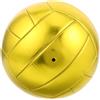 Toyvian Pallavolo Dorata Lucida Firmabile in Pvc Taglia 5 per Palestra | Superficie Riflettente Motivo Luminoso, Resistente All'abrasione e Pressione, per Scuola e Giovani Adulti