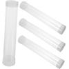 HEMOTON Contenitore Cilindrico per Palline da Golf Trasparente, Plastica | Impilabile, Interno Antigraffio, Design Verticale Stabile, Riutilizzabile