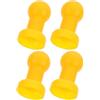 HONMEET 4 Pezzi Tappi per Aste Trampolino Ricambio Plastico Accessorio | Design Creativo, Facile da Installare, Buona Durata, Resistente All'usura e Agli Strappi, per Rete e Struttura