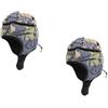 Cabilock 2 Pezzi Casco Protettivo da Rugby per Adulti, Leggero, Regolabile,