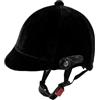 Neptuiby Casco da Equitazione, Regolabile, Nero, 55-62 cm | Esterno in morbido velluto, vestibilità regolabile, ideale per l'allenamento equestre quotidiano