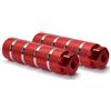 FESTFENDS Poggiapiedi Posteriore Bici Mountain Bike Rosso Lega Alluminio