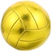 Toyvian Pallone da Pallavolo Dorato, Taglia Ufficiale 5, Pvc | Superficie a Motivo Luminoso, Adatto per Firma, Resistente alla Pressione, per Scuola e Gioco Indoor