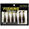 NexRen Morbido TPR Esca da pesca 6,5 cm tremolante Sink Action (marrone 6,5 cm)