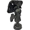 alloneslife Supporto del cercatore del pesce di rotazione di 360 gradi | Marine 360 gradi di rotazione Fish Finder Holder, Kayak Fishfinder Piastra di montaggio, Base di supporto della macchina