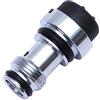 NEWFT Adattatore per gonfiatori di potenza, nucleo di gonfiaggio a forma di | Parti di ricambio in ottone cromato per attrezzatura accessori standard Sidemount respirazione subacquea