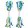 BESTonZON 2 Pezzi Pompom da Cheerleading Manico, Doppia Testa, Accessorio | Riutilizzabile, Colori Vivaci, Pet e Pe, per Eventi Sportivi e Cheerleading, Sostiene Tifo
