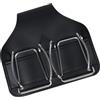 Wiffe Marsupio con morbida cintura in pelle PU per golfisti, nero | Borsa laterale unisex di golf di modo regolabile comoda della cinghia per stoccaggio con l'organizzazione della tasca