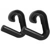 Baoblaze Training Handle Maniglia Allenamento Presa Palestra Gancio Sollevamento Nylon con Design Ergonomico E Angolazione Novanta Gradi per Connessione Sicura, Nero, 90° 1 PAIO