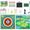 Generisch Tappetino da golf per allenamento sportivo | Tappetino portatile da golf per bambini, principianti, casa, interni, esterni, giardino, cortile