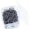 Lastdaytime 200pcs Offset ami da pesca in acciaio ad alto tenore di carbonio (15#)