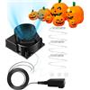kivrimlarv Soffiatore di ricambio per gonfiabili, pompa portatile ad alta pressione per | Adattatore di ricambio per ventilatore gonfiabile con 3 lampadine LED, Halloween, esterni, castelli Hin