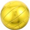 MOBUTOFU Pallavolo Dorata Ufficiale Taglia 5, per Scuola e Allenamento | Pvc Resistente, Superficie Lucida Motivo Metallico, Ridotto e Adatta a Scrittura, per Giovani e Principianti