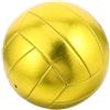 TOYANDONA Pallone da Pallavolo Dorato Autografo, Taglia 5 in Pvc | Finitura Lucida Riflettente, Resistente a Pressione e Abrasione, per Allenamento Indoor e Outdoor