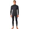 RIP CURL 2026 Uomo Dawn Patrol 4/3mm Chest Zip Muta 16QMFS - Grey/Blue