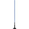 Generic Coni Allenamento Bambini Calcio Slalom Dribbling Segnalatore con Base Stabile Materiale PVC Gomma Acciaio Funzione Agilità Portatile Adatto per Scuole, Blu, 1.5 Metri