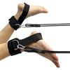 AUXPhome Stile di miglioramento: resistente cinturino alla caviglia per piscina, fissi per nuotare, nuotare, nuotare, allenarsi, per nuotare e nuotare, con quattro corde elastiche, fibbia in metallo,