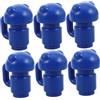 Toyvian 6 Pezzi Tappo Superiore per Palo Trampolino, Ricambio Blu Pp
