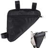Mertmliy Borsa Telaio Per Bicicletta Borsas Triangolare Bikepacking Borsa Tubo Orizzontale Idrorepellente Doppia Cerniera Borsas Porta Attrezzi Resistente MTB, Bici Da Strada, Bici Gravel