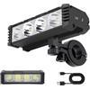 DOUDINGMAO Potente Biciclette Anteriore Faro Impermeabile Luminoso LED Bici Faro 4 Modalità di Luce Biciclette Luce LED Bike Faro Impermeabile Bike Light Bike Accessorio