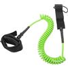 Healeved Leash per Surfboard Verde Corda Elastica Antirottura per SUP e Stand Up Paddle Cinturino Sicurezza Visibile per Sport Acquatici e Kayak