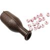 Maxtonser Bottiglia Shaker da Biliardo per Biliardo | Bottiglia da biliardo resistente all ' usura, bottiglia shaker per dadi da biliardo con 16 palline numerate