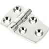 TOYANDONA Cerniera Marina in Acciaio Inox, Montaggio a Filo per RV e | Finitura Lucida a Specchio, Profilo Robusto per Spazi Stretti, Colore Argento, per Componenti di Armadi e Sportelli