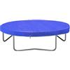 VGLQNRPT Copertura per trampolino rotondo 360-367 cm, telo protettivo con fori di drenaggio, blu