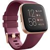 Tobfit - Cinturino sportivo compatibile con Fitbit Charge 2, confezione da 4, per donne e uomini, taglia S/L, Rosso vinaccia, S