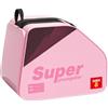 Gralara Borsa a Tracolla per Pattini, Modello A Spalla A Tre Strati Traspirante, Rosa, Color to 1