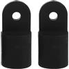 Ciieeo 2 Pezzi Tappo Terminale per Bimini Top in Nylon Nero, per Tubo 7/8 (22mm), Leggero e Compatto, per Yacht e Canoe, Accessorio Hardware Nautico per Tenda Parasole