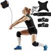 Nizirioo Pallavolo Spike Trainer, Attrezzatura da Allenamento Aid per Pallavolo, Sistema di Esercizi (Nero)